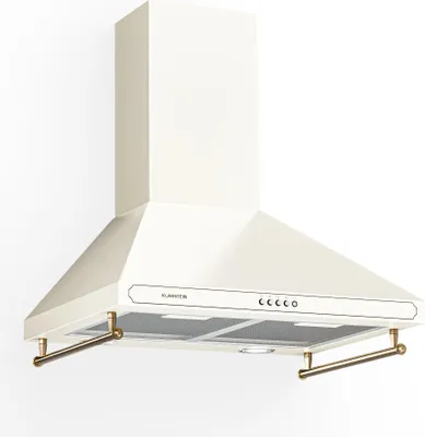 Image de Klarstein Hotte Aspirante 60cm, Hottes de Cuisine avec Filtre de Hotte en Aluminium, Débit d'Air Puissant de 645m³/h, Eclairage LED, Extracteur d'Air Silencieux, Hotte Efficace avec Evacuation