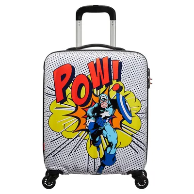 Produktbild von American Tourister Marvel Legends Spinner 55 / 20 Alfatwist 2.0 Trolley Captain America Pop Art