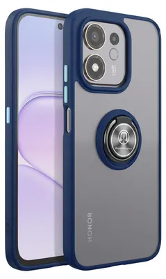 Zdjęcie produktu dla Etui Avizar do telefonu Honor 600 Smart, z uchwytem na pierścień i magnetycznym mocowaniem, kolor: granatowy