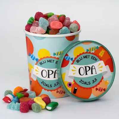 Imagen del producto de Paperdreams, vaso para dulces, diámetro 12 cm, altura 14 cm – Modelo "Opa"