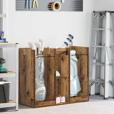 Produktbild von "Schlussverkauf" Golf Schrank - mit Stauraum - Uni Altholz 102x45x85,5 cm  C17534