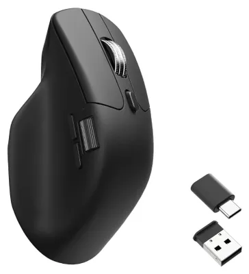 Obrázek produktu pro Keychron M6, Pro praváky, Optický, RF Wireless + Bluetooth + USB Type-C, 26000 DPI, Černá