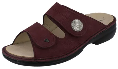 Produktbild von FINN COMFORT Sansibar Damen Pantolette beerenfarben Nubukleder - Größe: 37