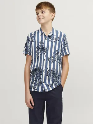 Produktbild von Jack & Jones Resort Kurzarmhemd Blau 6 Years Junge Blau 6 Years