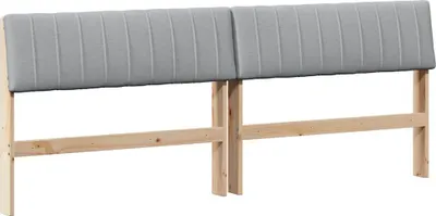 Obrázok produktu pre Čalúnené čelo postele Svetlosivá 200 cm