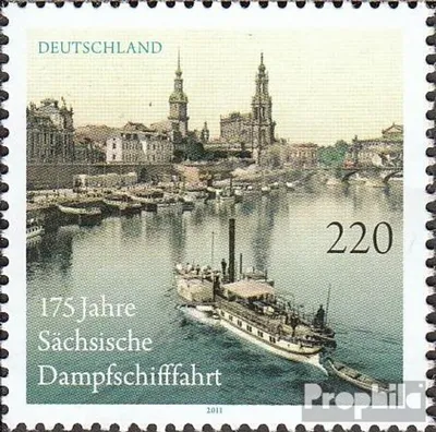 Produktbild von Briefmarken BRD (BR.Deutschland) 2011 Mi 2871 (kompl.Ausg.) postfrisch Sächsische Dampfschiffahrt