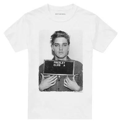 Immagine prodotto di Elvis Presley - Maglietta unisex uomo/donna TV33451 (S) (Bianca)