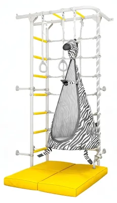 Immagine prodotto di Spalliera per bambini Next 4 + Altalena a bozzolo Zebra