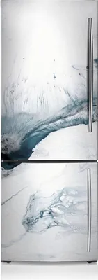 Produktbild von Aufkleber Kühlschrankmagnete Dekoration Kühlschrankfolie 60x180 cm - Winterabstract.