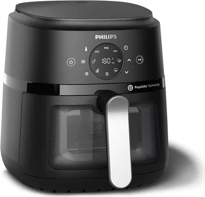 Produktbild von Philips Airfryer Serie 2000, 4,2l, RapidAir, Digital, schwarz (NA221/00)
