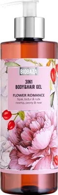 Obrázok produktu pre BIOBAZA Gél na telo a vlasy 3v1 Flower Romance