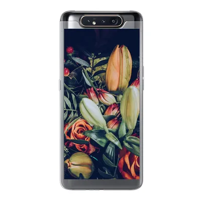 Produktbild von MuchoWow® Handyhülle Schutzhülle Hülle für Samsung Galaxy A80 Blumenstrauß - Stilleben - Blumen - Pflanzen - Rot Silikon Softcase Handy Hülle - Schutzdeckel