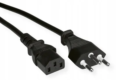 Produktbild von VALUE Netzkabel IEC320 C13 Typ 12 CH schwarz 3m