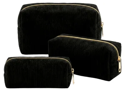 Produktbild von Kosmetiktaschen Set, Damen Make-up Taschen, Kleine Kosmetiktaschen für Hygieneartikel, Kulturtaschen in den Größen Groß, Mittel und Klein