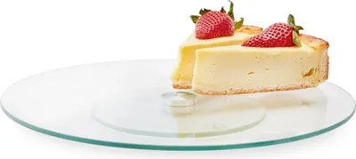 Zdjęcie produktu dla patera szklana okrągła obrotowa 30cm TAMARA