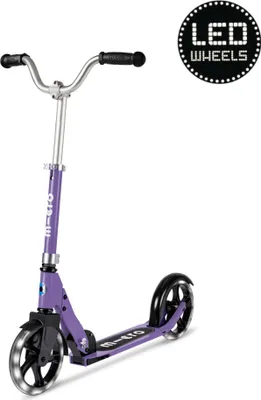 Produktbild von Micro Scooter Cruiser LED lila - höhenverstellbarer Lenker - leuchtende Räder