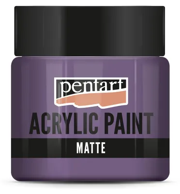 Obrázek produktu pro Matná akrylová barva Pentart 50 ml - purple