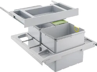 Image de Franke Trolley Vario - Poubelle encastrée 134.0066.057