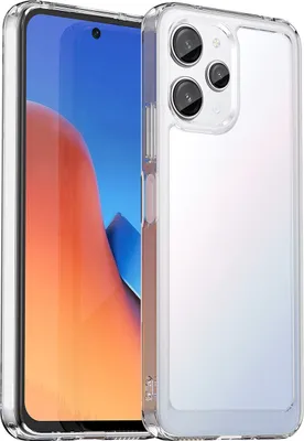Obrázek produktu pro Pouzdro pro Xiaomi Poco M6 Pro 5G/Redmi 12/Redmi 12 5G průhledné, nárazuvzdorné TPU silikonové ochranné pouzdro Průhledný