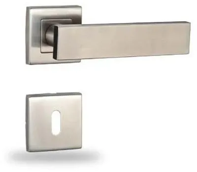 Productafbeelding van Deurhendelset - Rvs met 2 Rosetten
