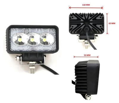 Productafbeelding van Universele mini-LED koplamp/werklamp 12V-24V voor auto, off-road voertuigen, busjes, bestelwagens en vrachtwagens