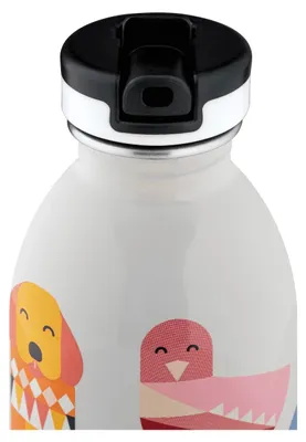 Immagine prodotto di Borraccia in acciaio inossidabile 24Bottles Best Friends da 0,25 l, con cannuccia apri-chiudi
