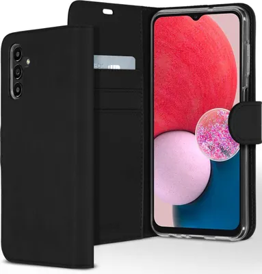 Image de Accezz Wallet Softcase Bookcase pour le Samsung Galaxy A13 (5G) / A04s - Noir