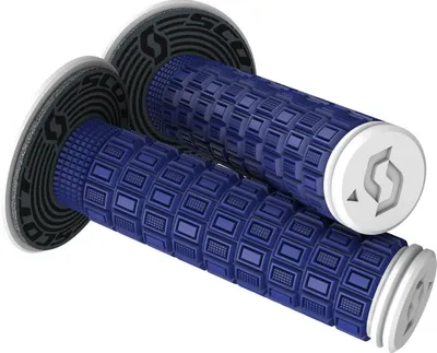 Produktbild von Scott Motocross Griffe Mellow , Blau Weiß