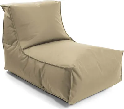 Produktbild von mokebo® Sitzsack für Kinder & Erwachsene 'Der Sundowner', Bean Bag mit Füllung oder Bodenkissen für Indoor & Outdoor, auch als Liegekissen, Relaxliege oder Liege in Beige-Khaki