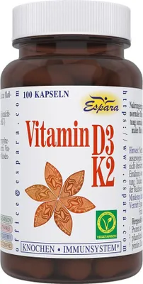 Obrázek produktu pro Espara Vitamin D3-K2, kapsle, 100 kusů