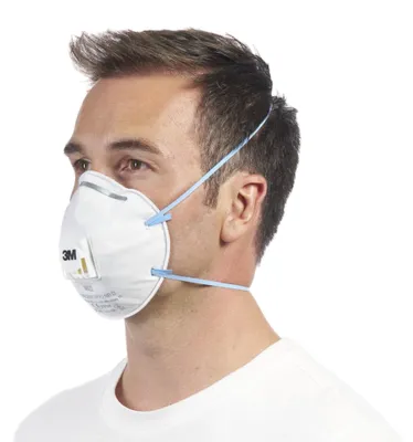 Produktbild von 3M Cool Flow 8822 FFP2 Partikelmasken mit Ventil, 10er Pack für Staubschutz