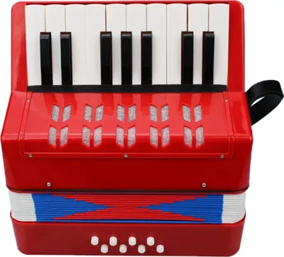 Zdjęcie produktu dla Akordeon dziecięcy 17 klawiszy 8 basów Mini mały akordeon Edukacyjny instrument muzyczny dla początkujących Prezent urodzinowy