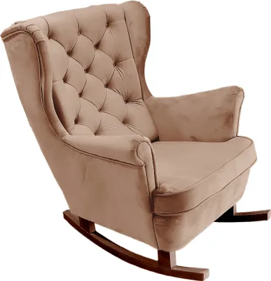 Produktbild von DomoHome Relaxsessel Armlehnensessel Armlehnen Fernsehsessel Loungesessel Polstersessel Couchsessel Armsessel Chair Wohnzimmersessel Ohrensessel | 102x81x95cm | Cappucino_29840