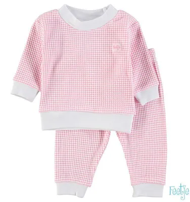 Produktbild von Feetje Waffel Pyjama - Rosa - Gr. 74