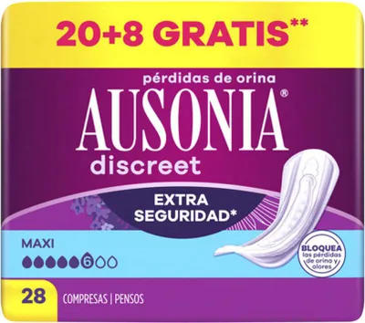Obrázok produktu pre DISCRETE maxi inkontinenčné vložky 28 kusov