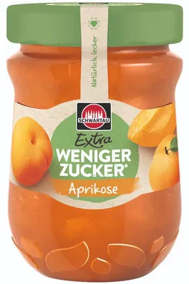 Obrázek produktu pro Schwartau Extra meruňková ovocná pomazánka s menším množstvím cukru 300g