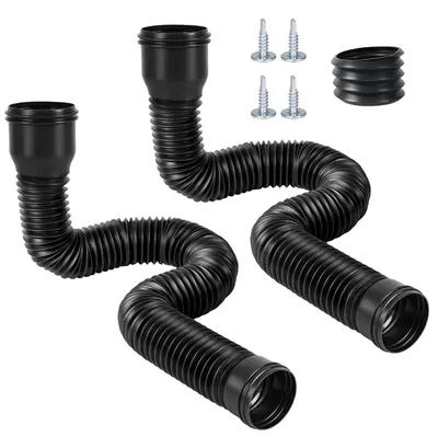 Productafbeelding van Uitbreidbare Afvoerpijp Set voor Regenwater 47-150 cm