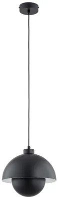 Zdjęcie produktu dla Lampa wisząca KUGER czarno-biała 1xE27x15W metal wym:85x27x27cm IP20 Alfa