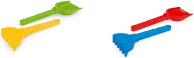 Image de Pelle et râteau grand 2 couleurs