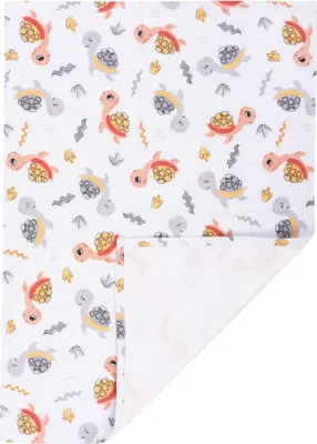 Produktbild von Wasserdichte Unterlage/Flanellwindel mit Wickelfolie - Turtles