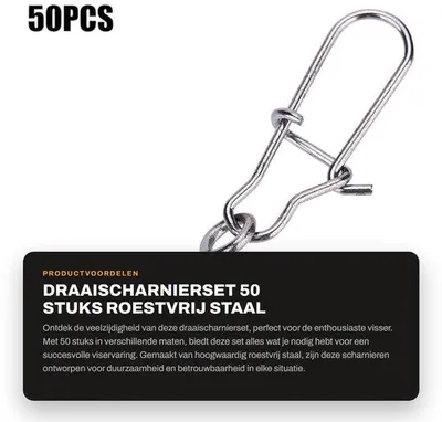 Produktbild von Draaischarnierset aus Edelstahl - 50 Stück - Ideal
