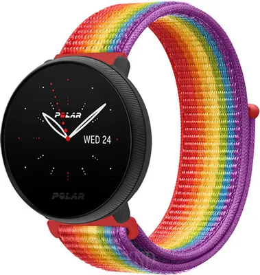 Produktbild von Strap-it Polar Ignite 3 Nylonarmband (Regenbogen)