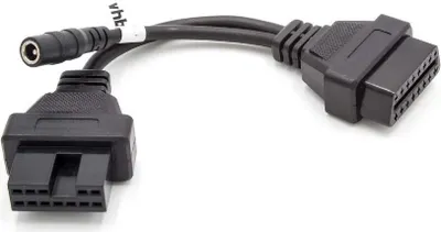 Produktbild von vhbw OBD Adapter 12Pin-OBD1 auf OBD2 kompatibel mit Hyundai 12 Pin - 19,8 cm