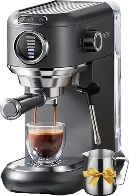 Produktbild von Cafelffe Kaffeemaschine, vielseitige 4-in-1-Funktionalität, 19 Bar Espresso-Druck, EU