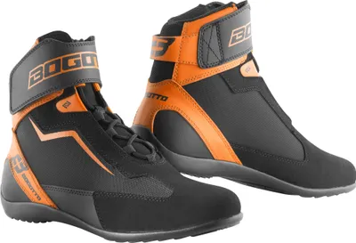 Image de Bogotto Mix Disctrict chaussures de moto, noir/orange, 36