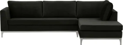 Produktbild von Rechtsseitiges Ecksofa Gosena Wood-Velluto 20-white