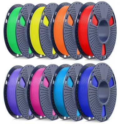 PLA+ Filament Bundle 250 g x 8, 8 Farben, 1,75 mm