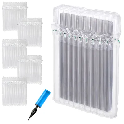 Image de 5 boîtes d'emballage gonflables pour ordinateur portable, avec pompe à main