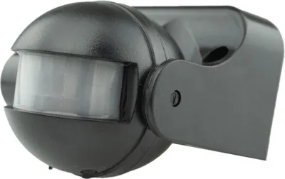 Obrázok produktu pre Povrchový PIR detektor pohybu a súmraku do 300 W IP44 pohyblivý čierny Ecolight EC20321