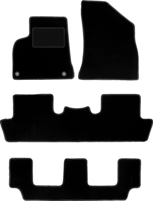 Immagine prodotto di Tappetini in velluto nero per: Peugeot 5008 I 7 posti (2009-2017)